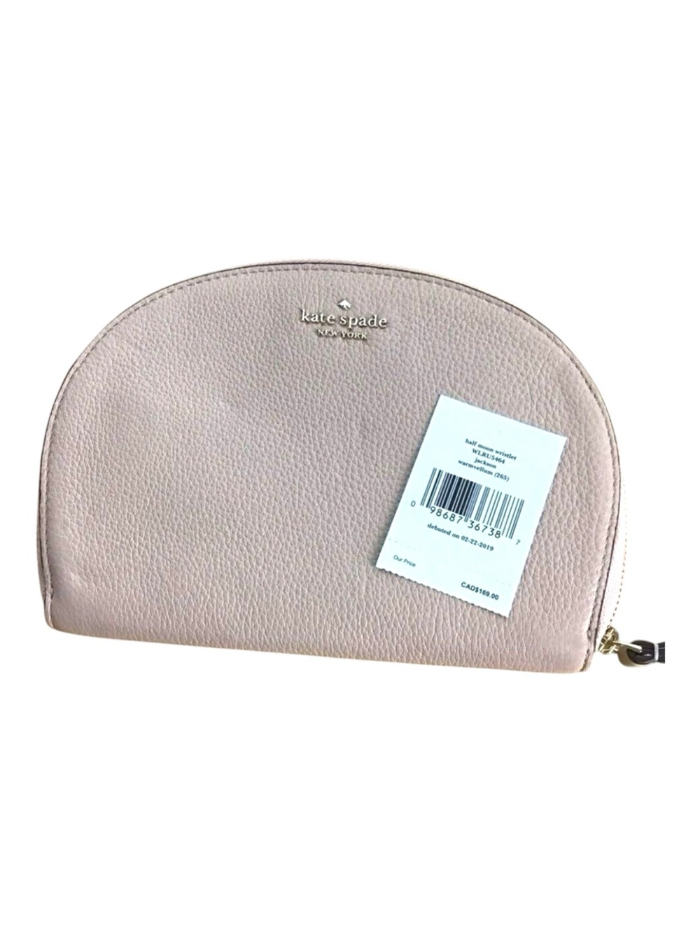 Kate Spade wristlet clutch pink gold wallet small purse iphone case contemporary